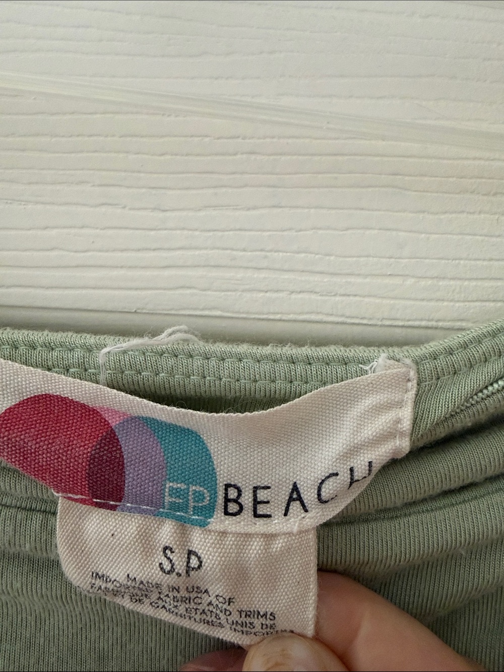 Free People Sage Green Strapless Jumpsuit - Picture 4 of 5